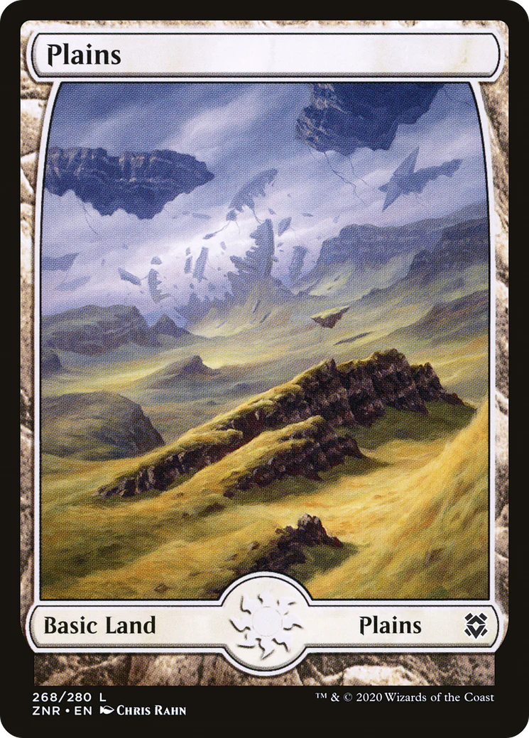 Plains (268) - Full Art (ZNR-268)  Foil - Zendikar Rising