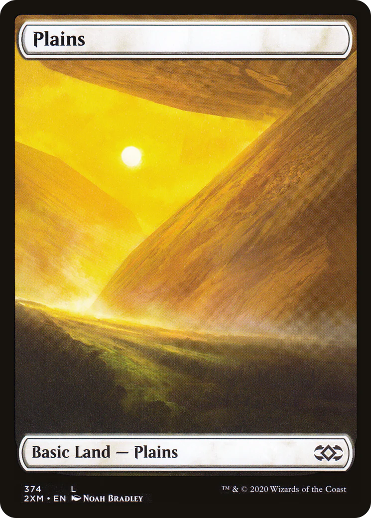 Plains (374) (2XM-374)  Foil - Double Masters