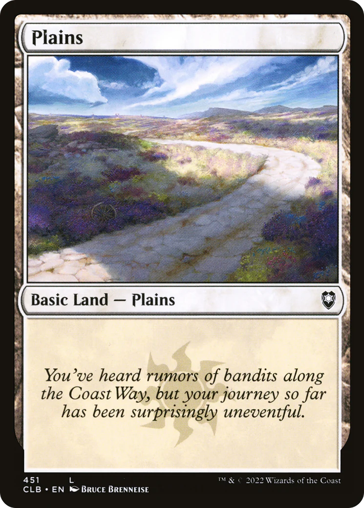 Plains (451) (CLB-451) Foil - Commander Legends: Battle for Baldur's Gate