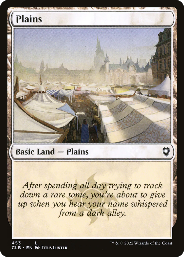 Plains (453) (CLB-453)  Foil - Commander Legends: Battle for Baldur's Gate