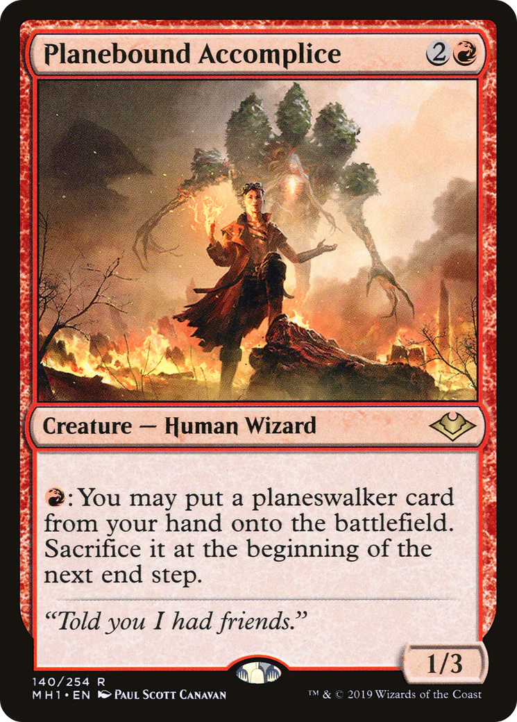 Planebound Accomplice (MH1-140)  Foil - Modern Horizons