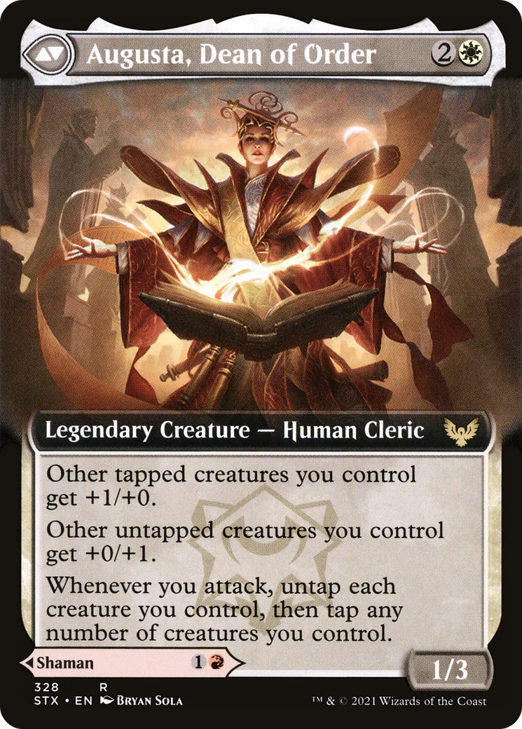 Plargg, Dean of Chaos (Extended Art) (STX-328) - Strixhaven: School of Mages: (Extended Art) - Image 2