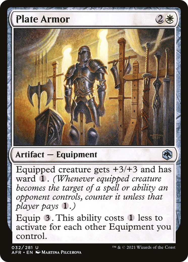 Plate Armor (AFR-032) Foil - Adventures in the Forgotten Realms