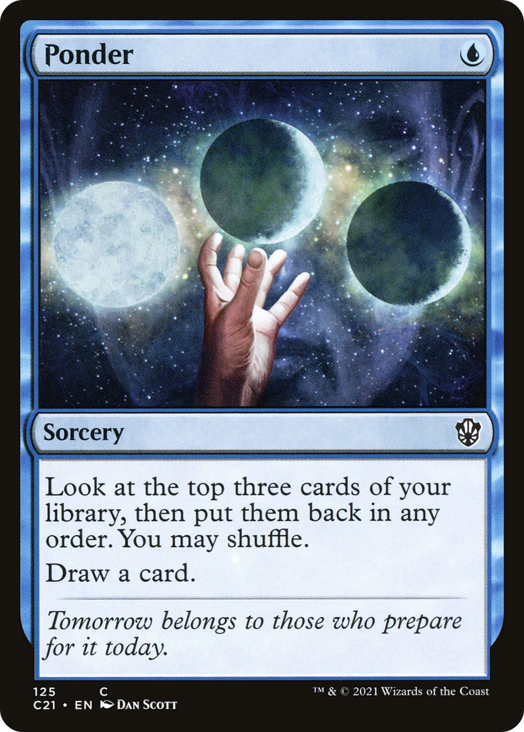 Ponder (C21-125)  - Commander 2021