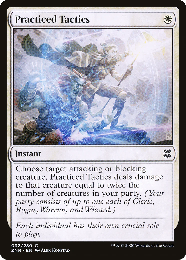 Practiced Tactics (ZNR-032)  Foil - Zendikar Rising
