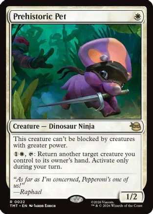 Prehistoric Pet (TMT-022)  - Teenage Mutant Ninja Turtles