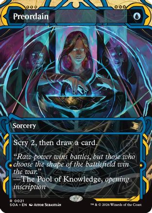 Preordain (SOA-021)  - Secrets of Strixhaven: Mystical Archive