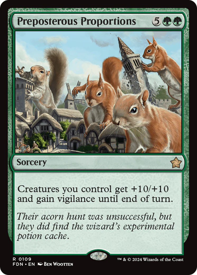 Preposterous Proportions (FDN-109)  Foil - Foundations