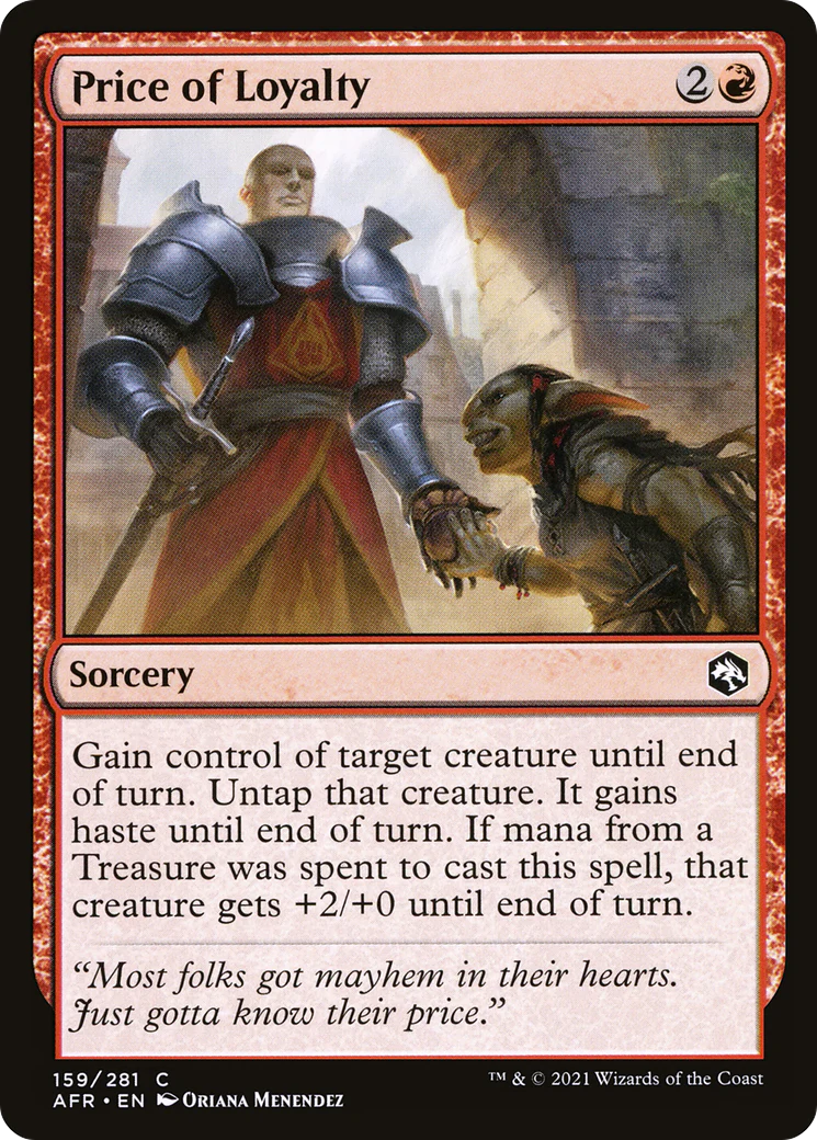 Price of Loyalty (AFR-159)  Foil - Adventures in the Forgotten Realms