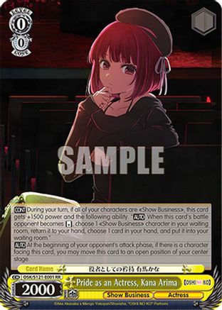 Pride as an Actress, Kana Arima (OSK/S121-E001 RR) - [OSHI NO KO] Vol.2