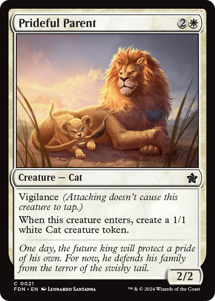 Prideful Parent (FDN-021)  Foil - Foundations