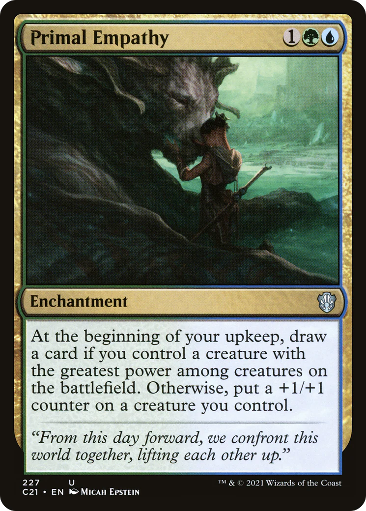 Primal Empathy (C21-227)  - Commander 2021