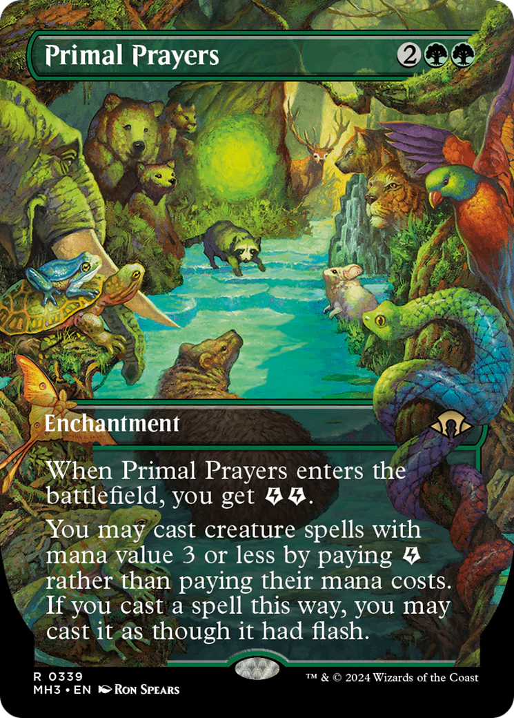 Primal Prayers (Borderless) (MH3-339) - Modern Horizons 3