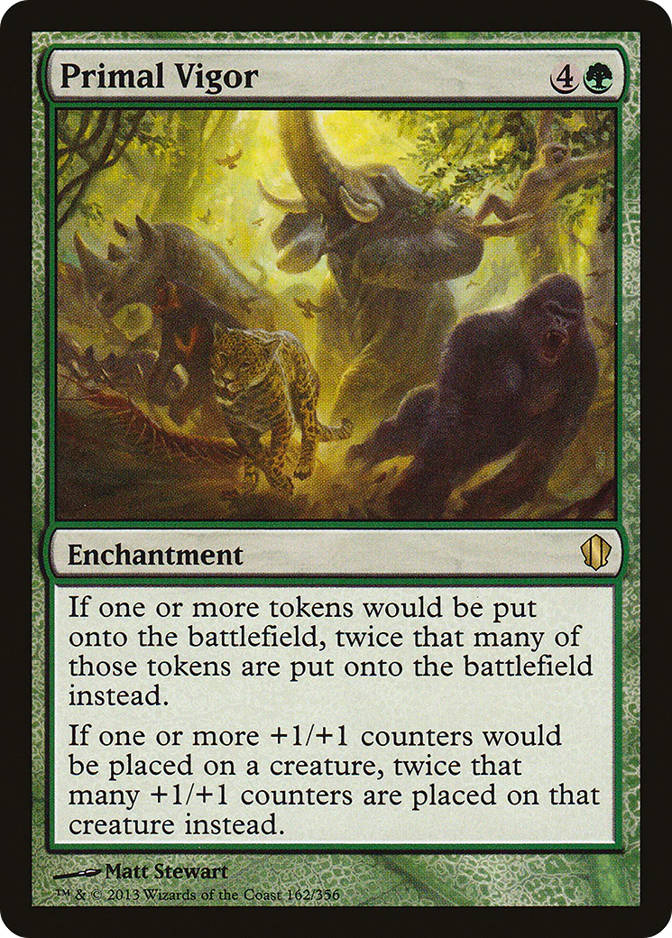 Primal Vigor (C13-162)  - Commander 2013