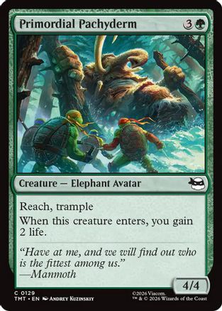 Primordial Pachyderm (TMT-129)  - Teenage Mutant Ninja Turtles