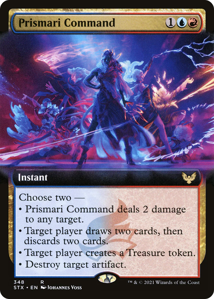 Prismari Command (Extended Art) (STX-348)  Foil - Strixhaven: School of Mages: (Extended Art)