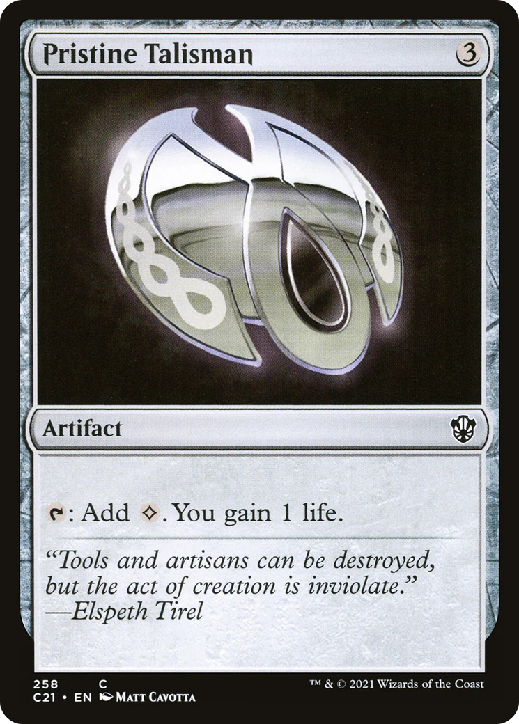 Pristine Talisman (C21-258)  - Commander 2021