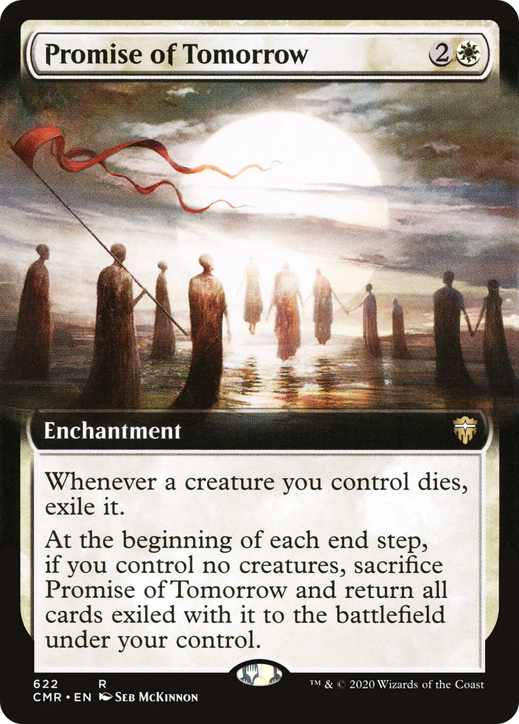 Promise of Tomorrow (Extended Art) (CMR-622)  Foil - Commander Legends: (Extended Art)