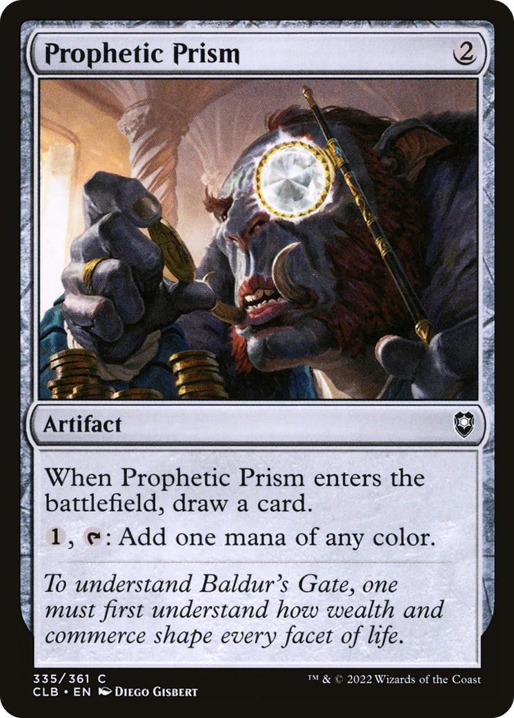 Prophetic Prism (CLB-335)  - Commander Legends: Battle for Baldur's Gate