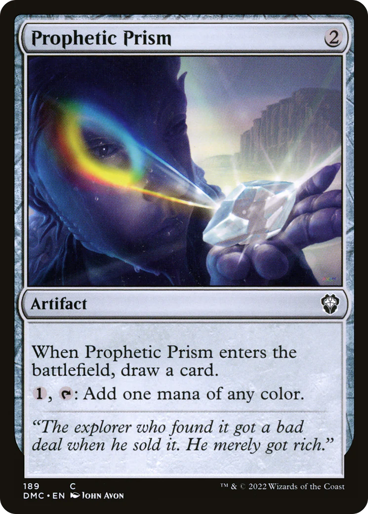 Prophetic Prism (DMC-189)  - Dominaria United Commander