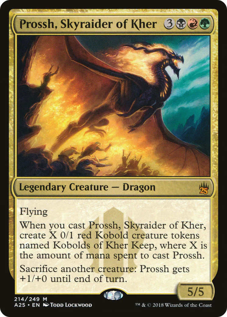 Prossh, Skyraider of Kher (A25-214)  Foil - Masters 25