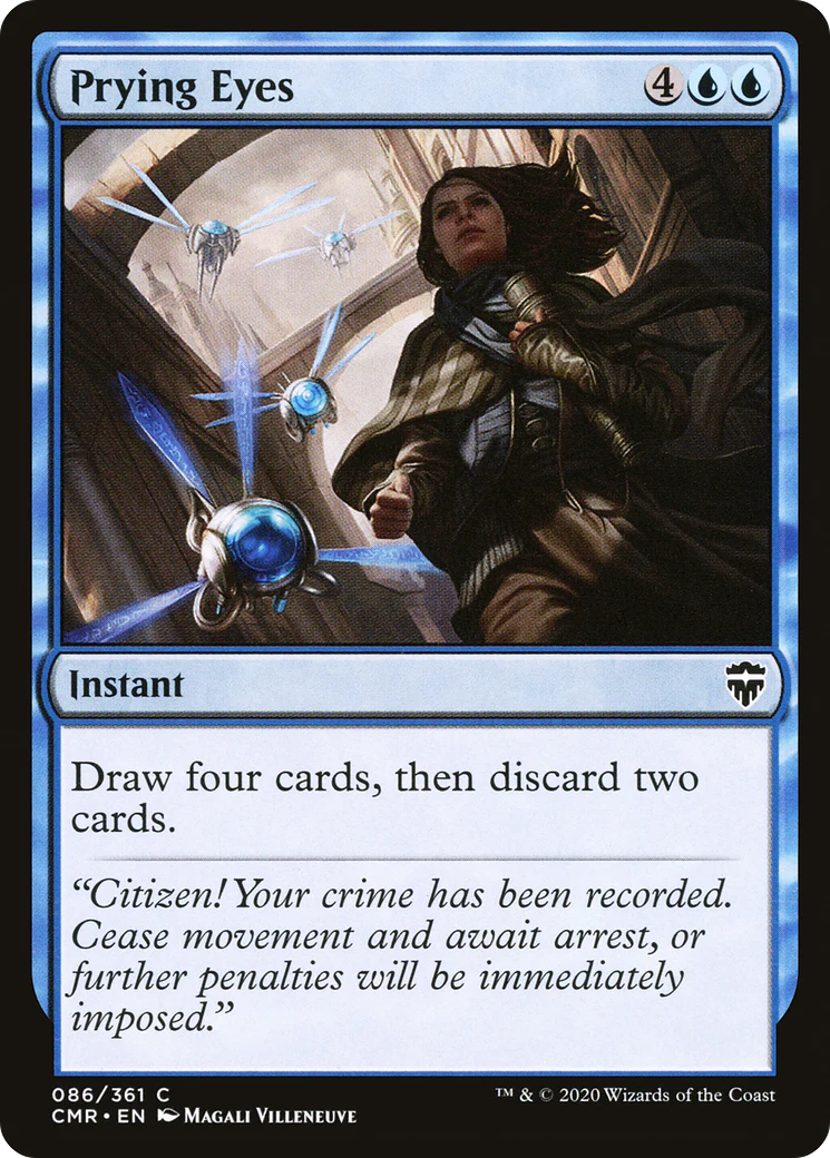 Prying Eyes (CMR-086)  - Commander Legends