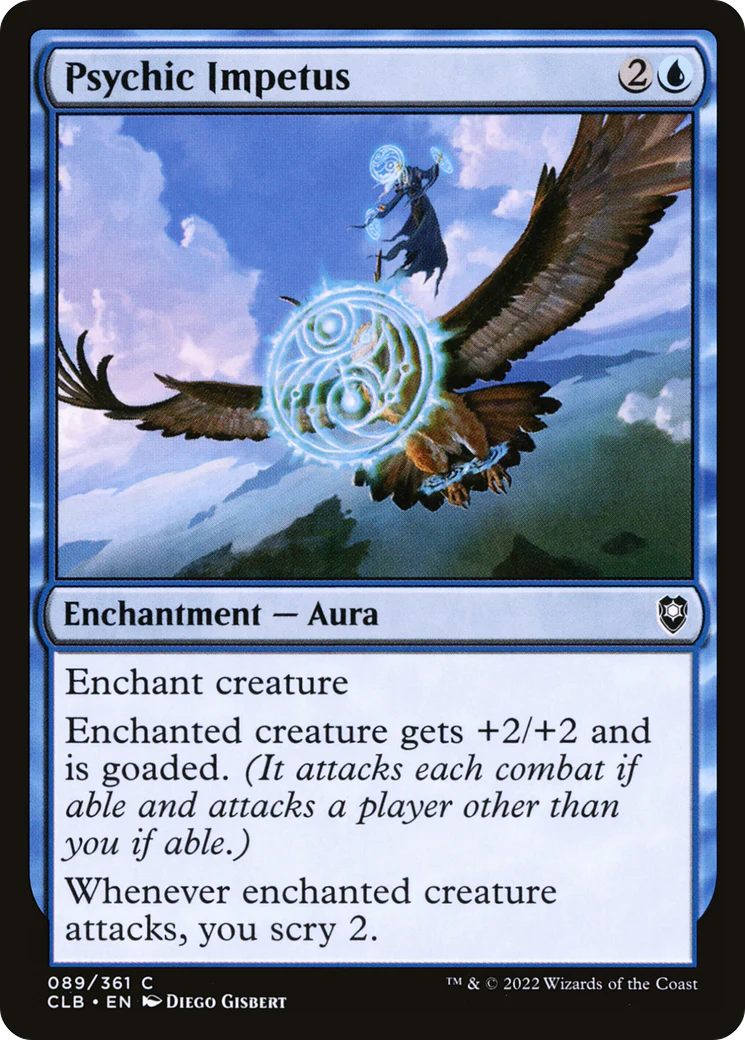 Psychic Impetus (CLB-089) Foil - Commander Legends: Battle for Baldur's Gate