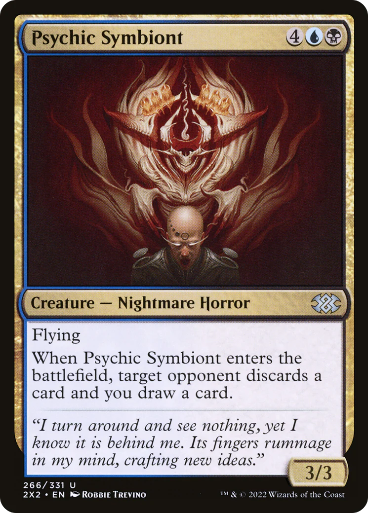 Psychic Symbiont (2X2-266)  Foil - Double Masters 2022