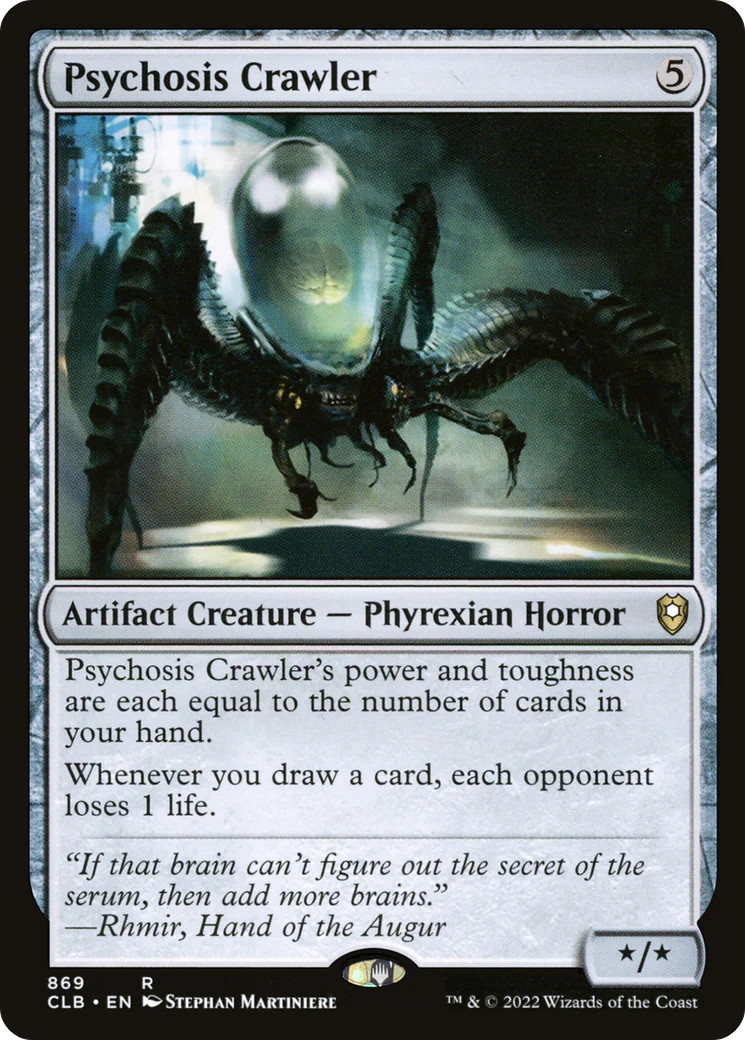 Psychosis Crawler (CLB-869)  - Commander Legends: Battle for Baldur's Gate