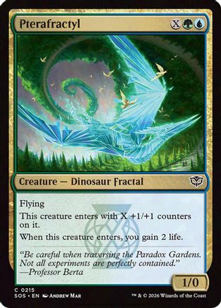 Pterafractyl (SOS-215) Foil - Secrets of Strixhaven