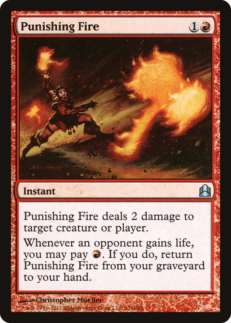 Punishing Fire (CMD-131)  - Commander 2011