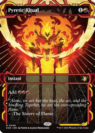 Pyretic Ritual (SOA-046)  - Secrets of Strixhaven: Mystical Archive