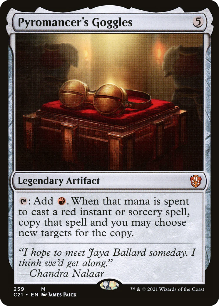 Pyromancer's Goggles (C21-259)  - Commander 2021
