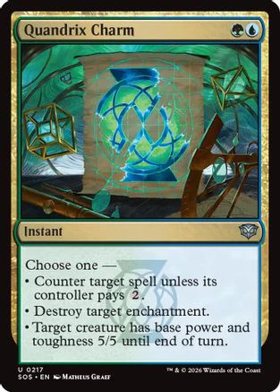 Quandrix Charm (SOS-217) Foil - Secrets of Strixhaven
