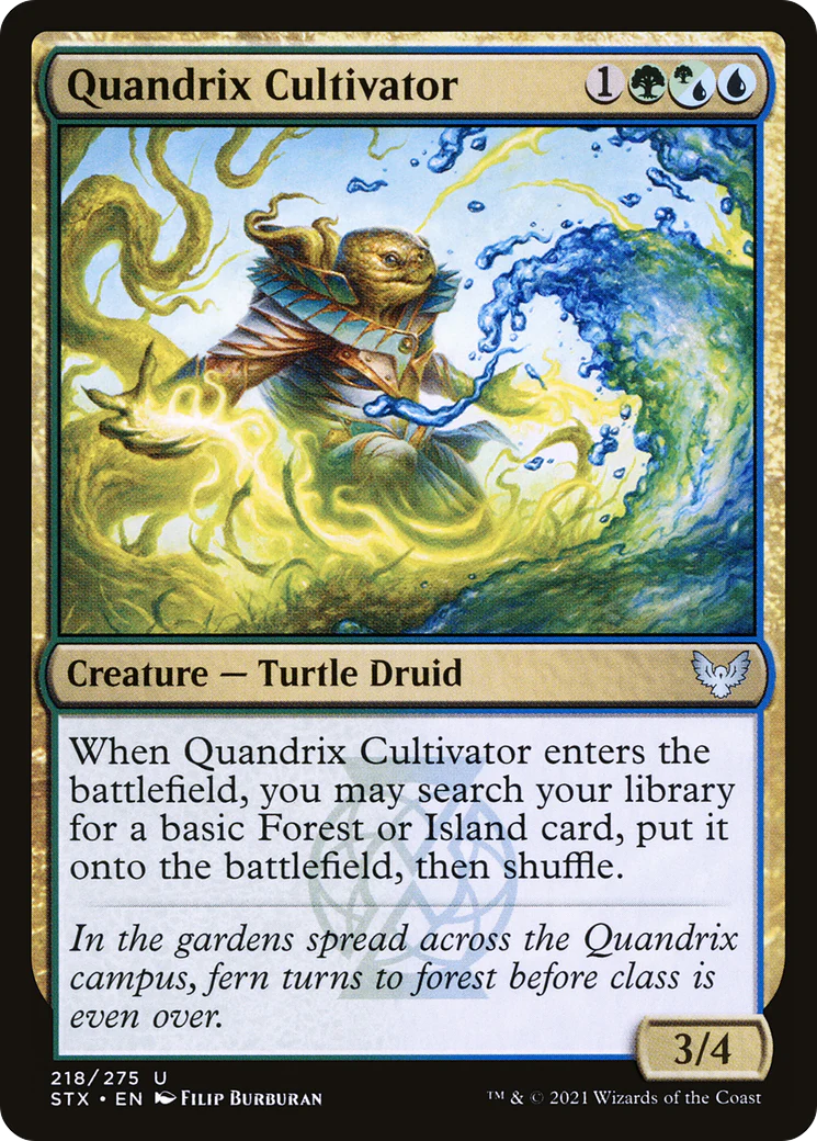Quandrix Cultivator (STX-218)  Foil - Strixhaven: School of Mages