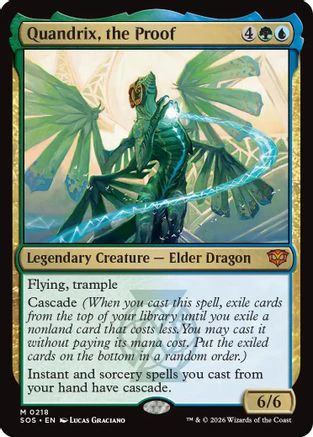Quandrix, the Proof (SOS-218) Foil - Secrets of Strixhaven