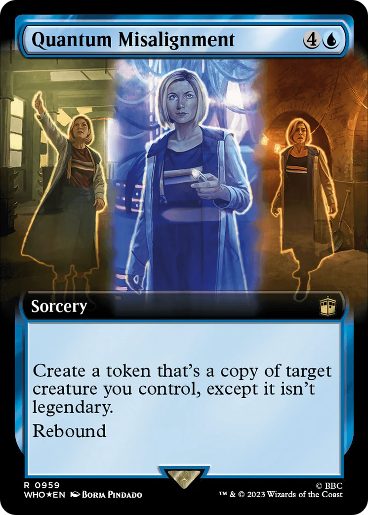 Quantum Misalignment (Extended Art) (Surge Foil) (WHO-959)  Foil - Doctor Who: (Extended Art)