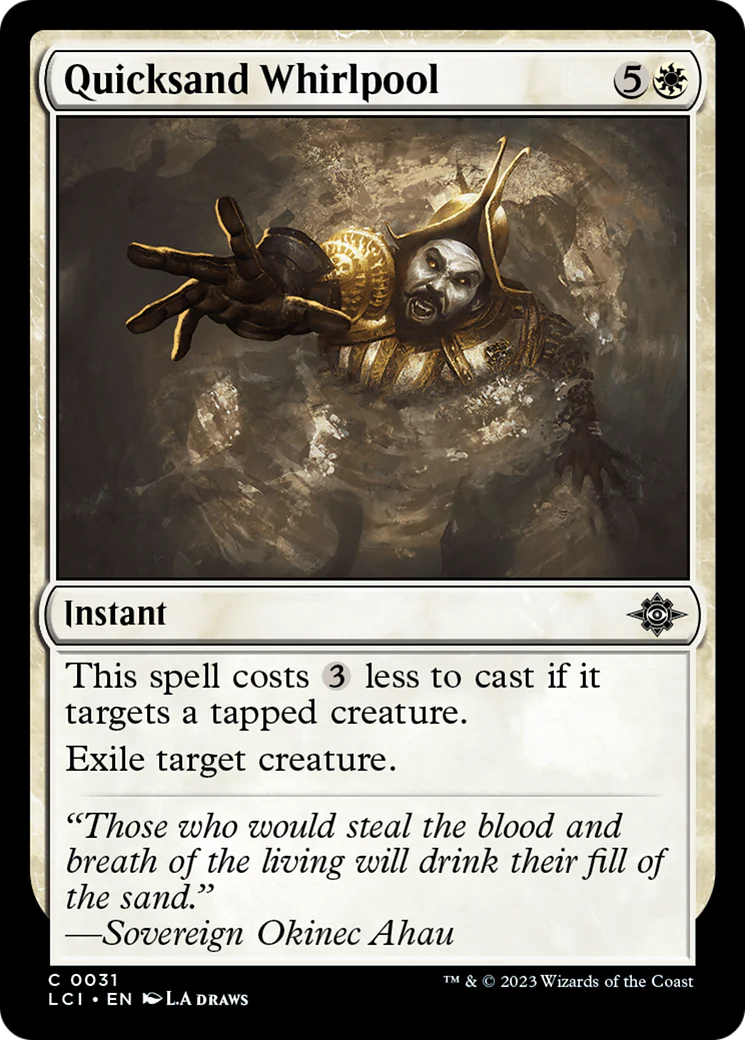 Quicksand Whirlpool (LCI-031)  - The Lost Caverns of Ixalan