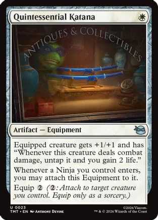 Quintessential Katana (TMT-023)  - Teenage Mutant Ninja Turtles