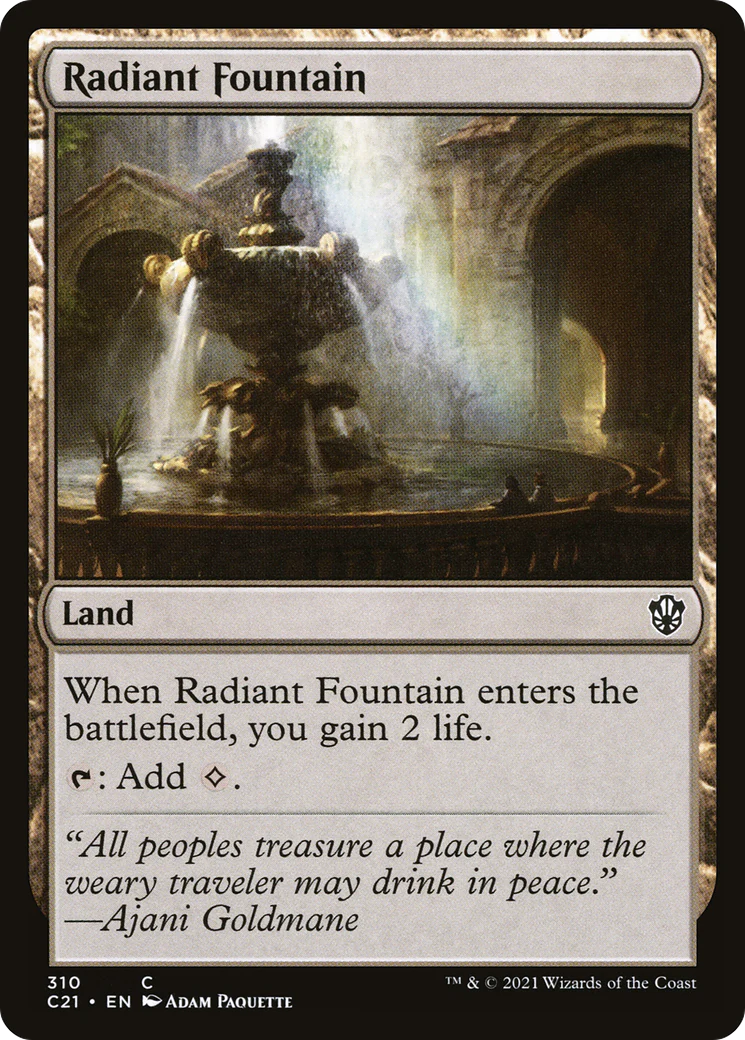 Radiant Fountain (C21-310)  - Commander 2021