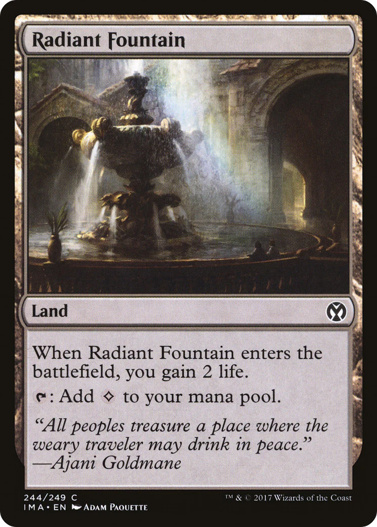 Radiant Fountain (IMA-244)  Foil - Iconic Masters