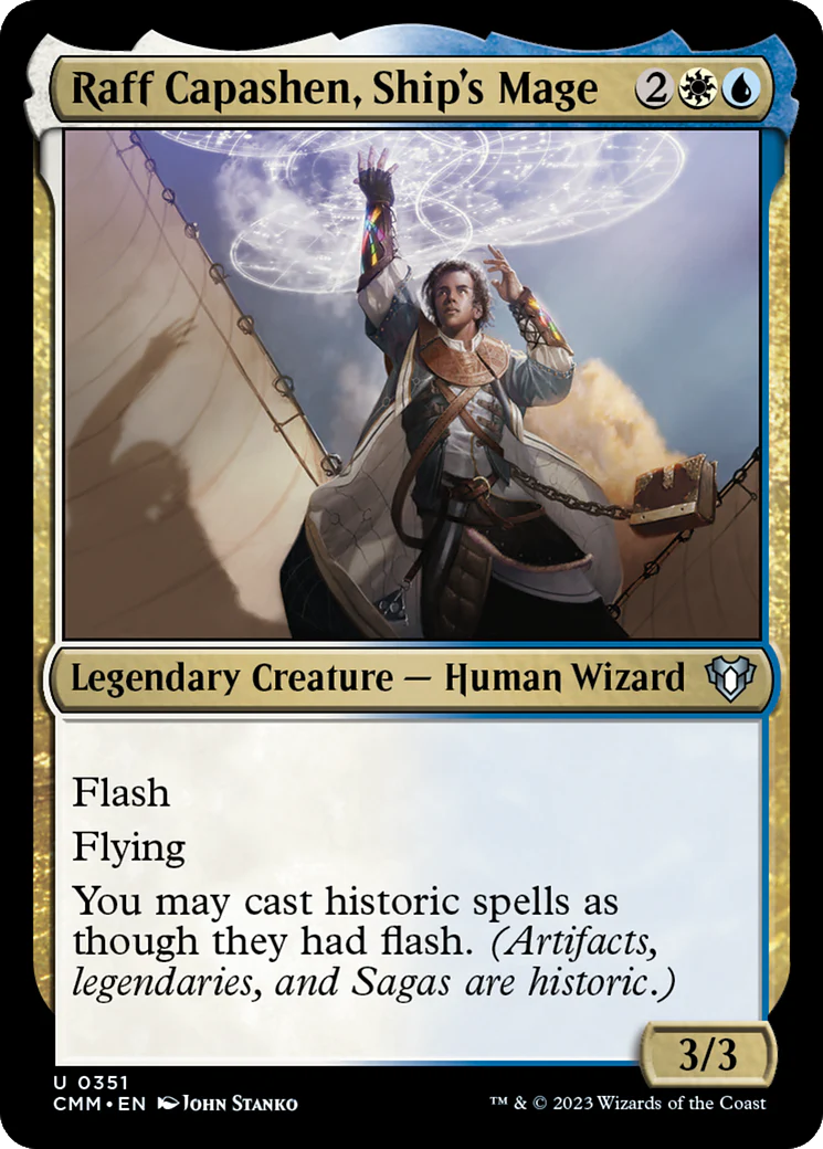 Raff Capashen, Ship's Mage (CMM-351)  - Commander Masters