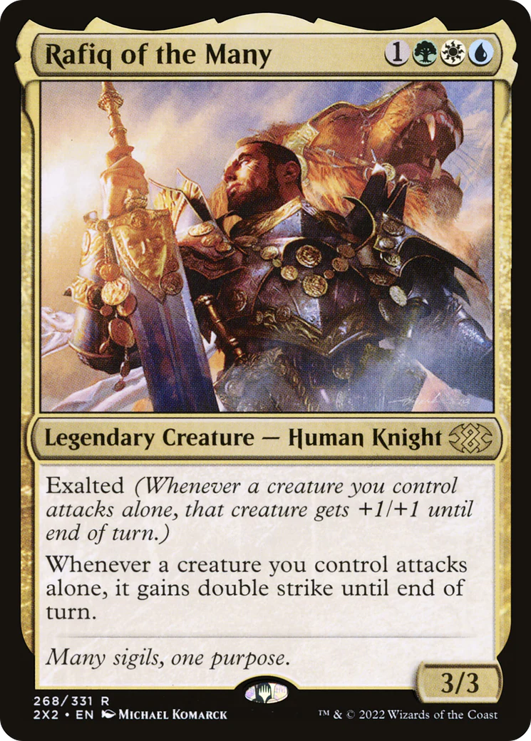 Rafiq of the Many (2X2-268) - Double Masters 2022