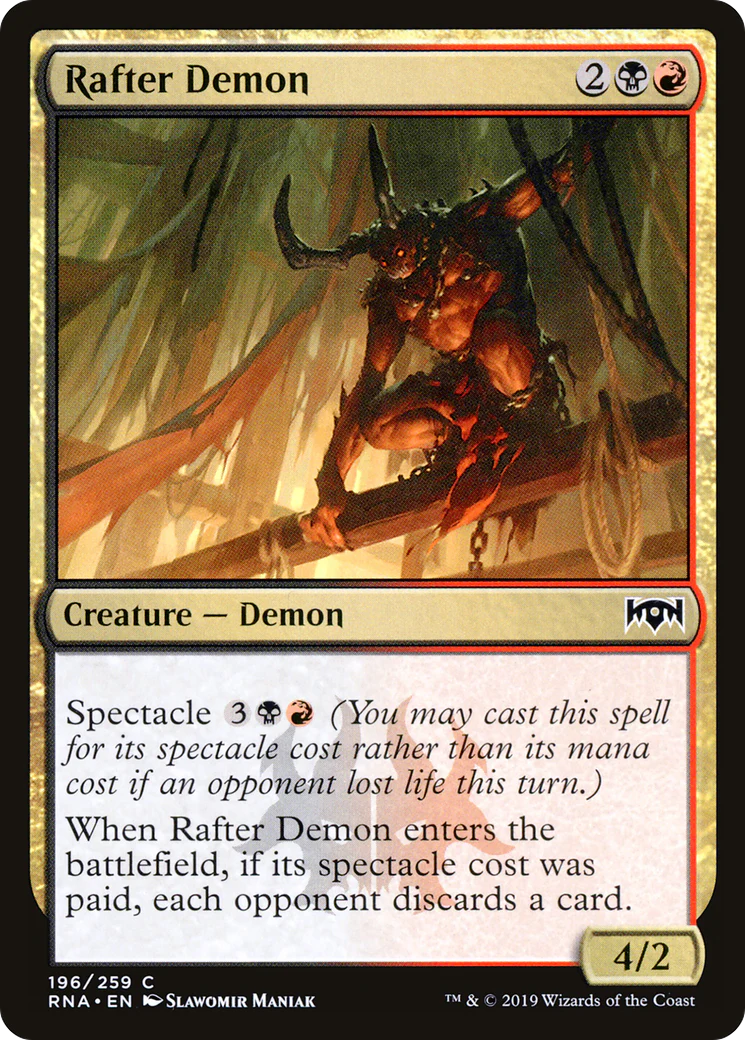 Rafter Demon (RNA-196) Foil - Ravnica Allegiance