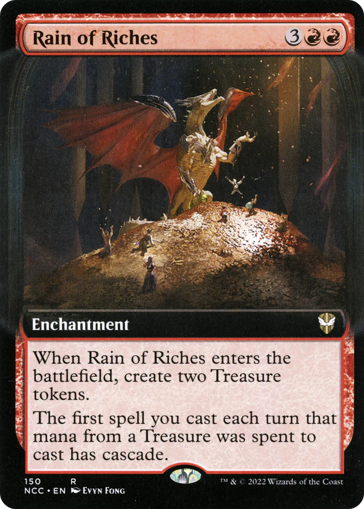Rain of Riches (Extended Art) (NCC-150)  - New Capenna Commander: (Extended Art)