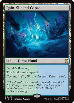 Rain-Slicked Copse (TMC-071)  - Commander: Teenage Mutant Ninja Turtles