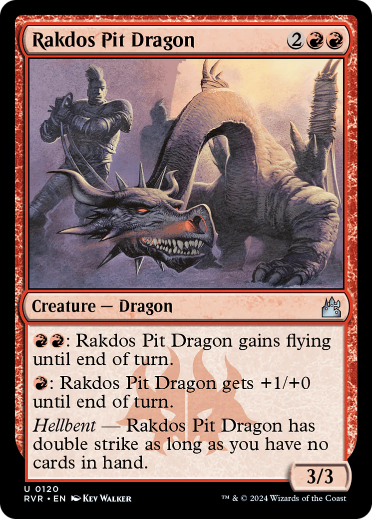 Rakdos Pit Dragon (RVR-120)  Foil - Ravnica Remastered