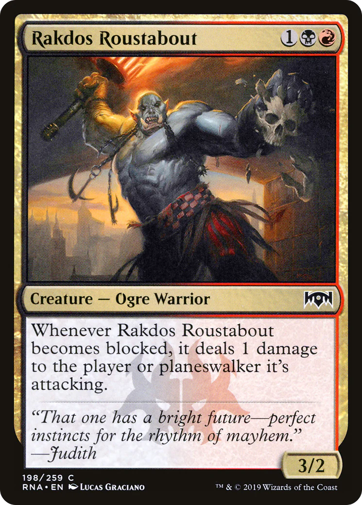 Rakdos Roustabout (RNA-198)  - Ravnica Allegiance