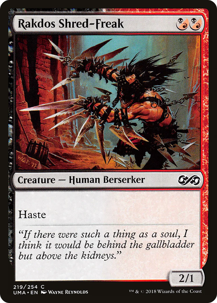 Rakdos Shred-Freak (UMA-219)  - Ultimate Masters
