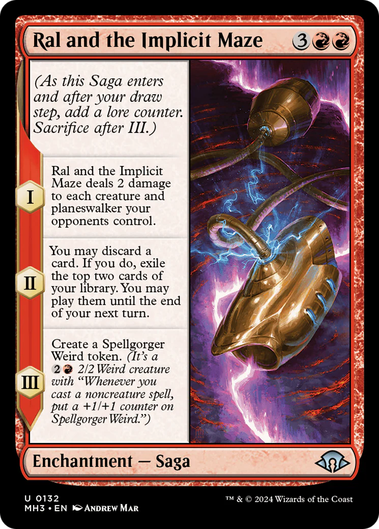 Ral and the Implicit Maze (MH3-132) Foil - Modern Horizons 3